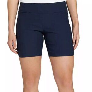 Lady Hagen Women's Tummy Control Short 7'' Navy Blue Golf Shorts Sz Small NWT
